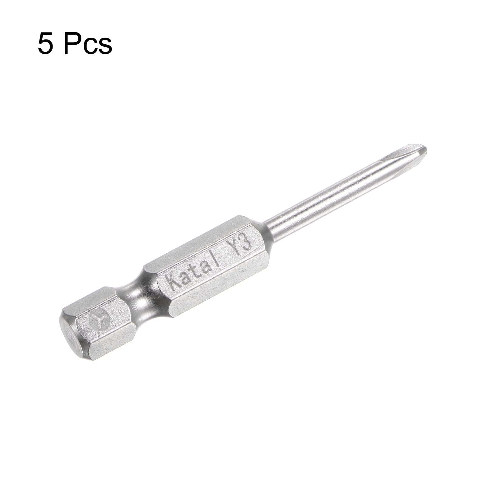 HARFINGTON 5pcs Y3 Tri-point Screwdriver Bit 1/4